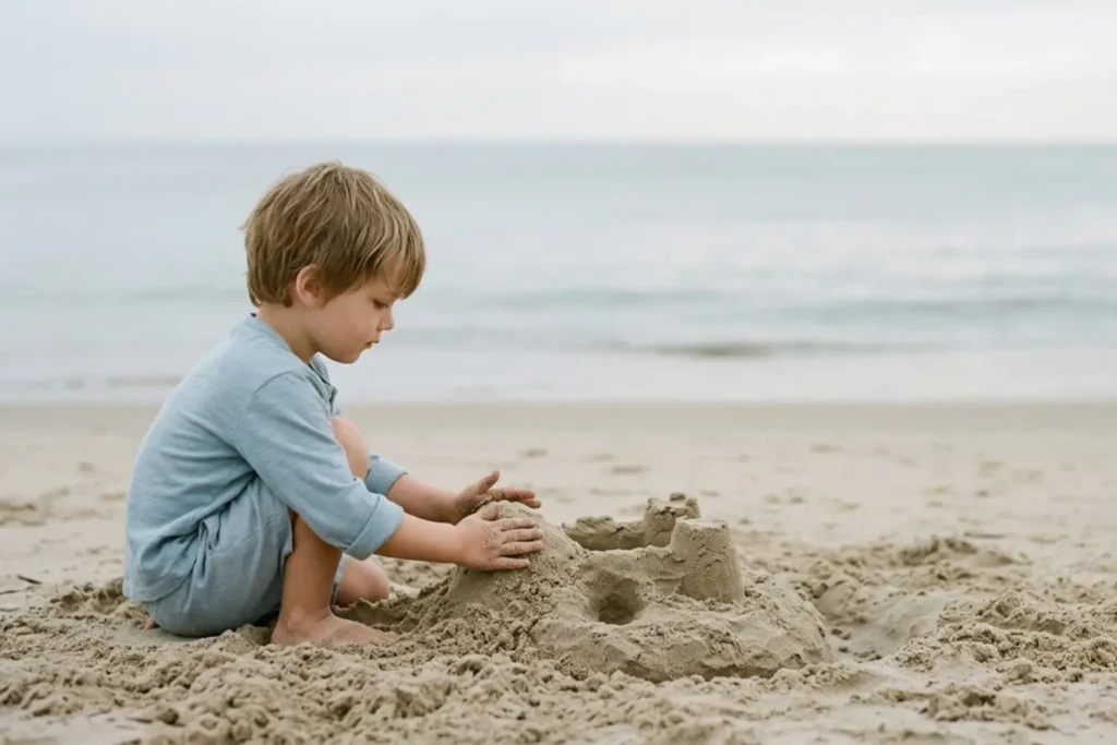 Child Playing Sand • Sensory Integration • Power Of Touch